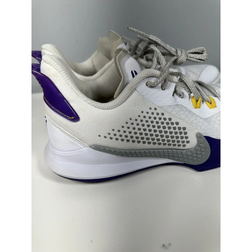 2020 Nike Kobe Bryant Mamba Fury Lakers White Purple‎ Home Sz 8 (CK2087-101)
